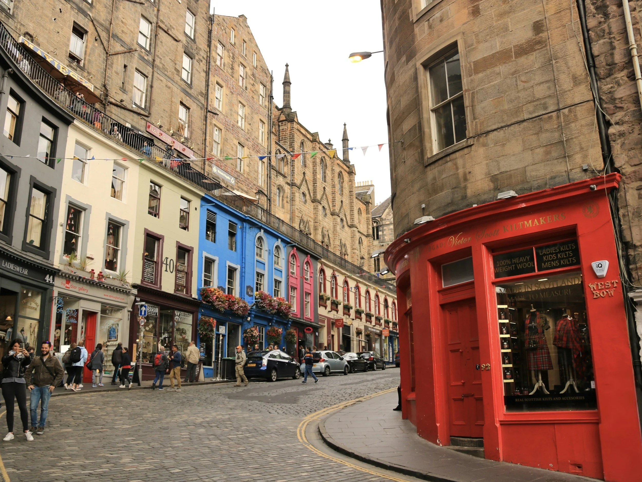 The Grassmarket, a short walk from Centre Inn Townhouse in Edinburgh